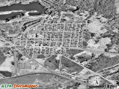 Zip code 55706 satellite photo by USGS
