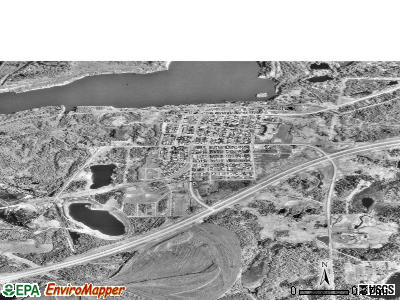 Zip code 55713 satellite photo by USGS