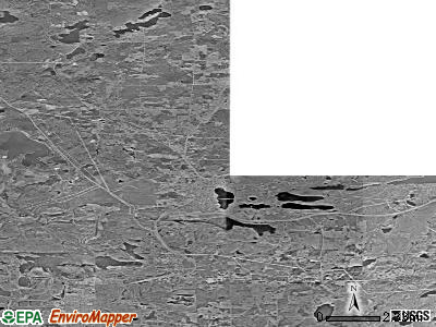 Zip code 55719 satellite photo by USGS