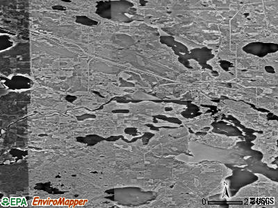 Zip code 55721 satellite photo by USGS