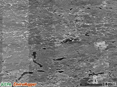 Zip code 55732 satellite photo by USGS