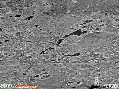Zip code 55734 satellite photo by USGS