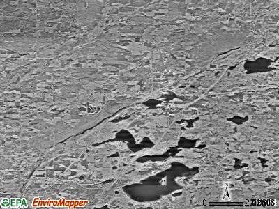 Zip code 55767 satellite photo by USGS