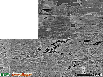 Zip code 55768 satellite photo by USGS