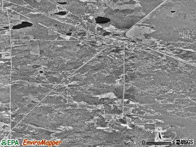 Zip code 55784 satellite photo by USGS