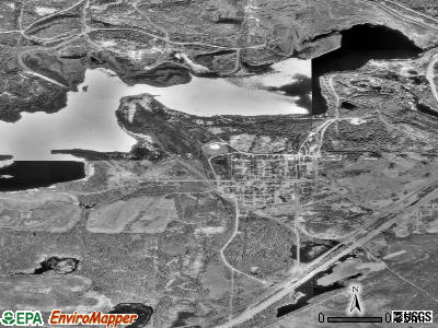 Zip code 55786 satellite photo by USGS
