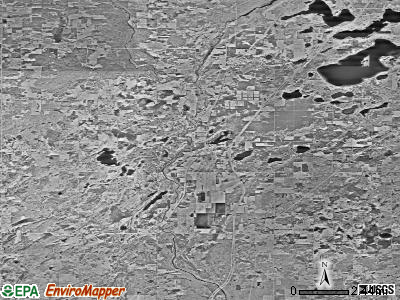 Zip code 55795 satellite photo by USGS