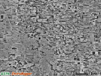 Zip code 55906 satellite photo by USGS
