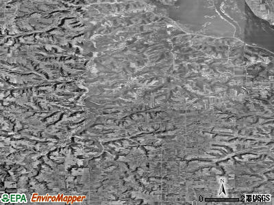 Zip code 55910 satellite photo by USGS