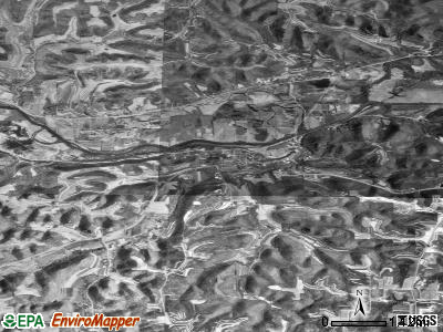 Zip code 55941 satellite photo by USGS