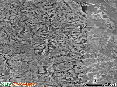 Zip code 55945 satellite photo by USGS