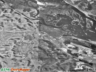 Zip code 55959 satellite photo by USGS