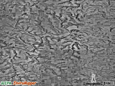 Zip code 55962 satellite photo by USGS