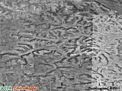 Zip code 55969 satellite photo by USGS