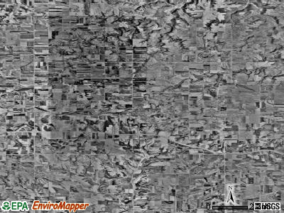 Zip code 55972 satellite photo by USGS