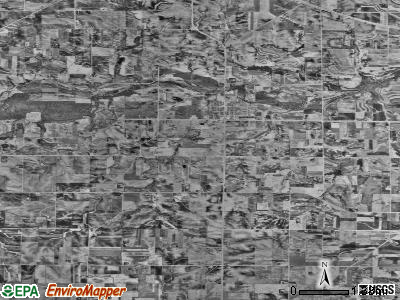 Zip code 55983 satellite photo by USGS
