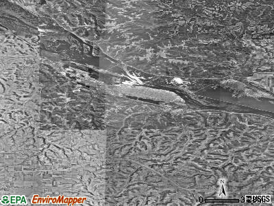 Zip code 55987 satellite photo by USGS
