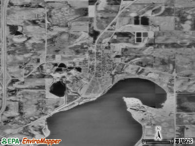Zip code 56035 satellite photo by USGS