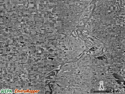 Zip code 56082 satellite photo by USGS