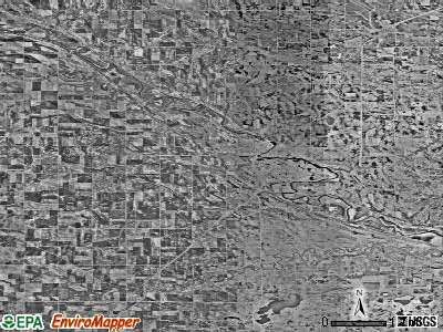 Zip code 56245 satellite photo by USGS