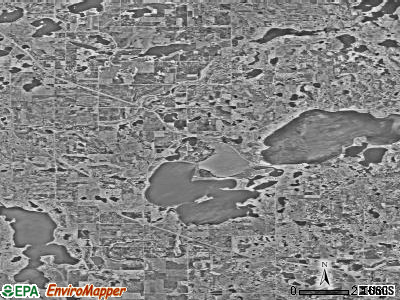 Zip code 56309 satellite photo by USGS