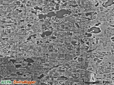 Zip code 56327 satellite photo by USGS