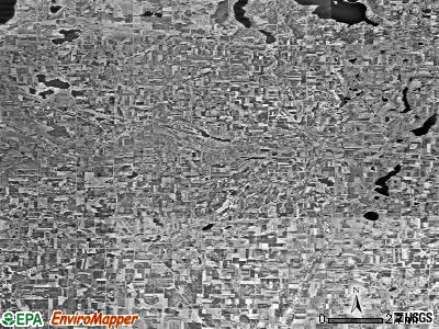 Zip code 56352 satellite photo by USGS
