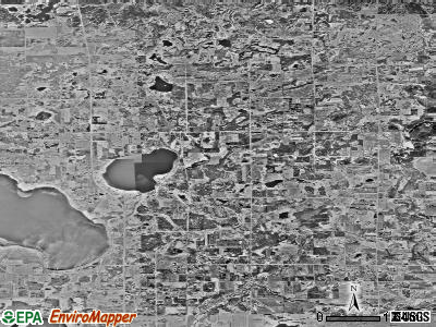 Zip code 56354 satellite photo by USGS