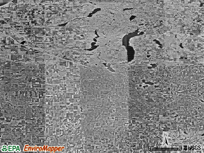 Zip code 56378 satellite photo by USGS