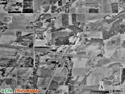 Zip code 56434 satellite photo by USGS