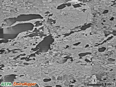 Zip code 56442 satellite photo by USGS