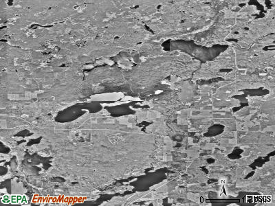 Zip code 56448 satellite photo by USGS