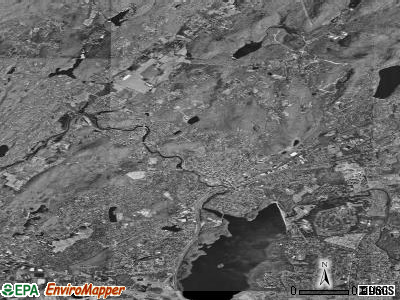 Zip code 07005 satellite photo by USGS