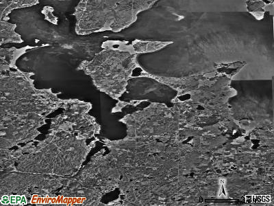 Zip code 56484 satellite photo by USGS