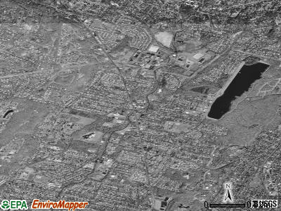 Zip code 07009 satellite photo by USGS
