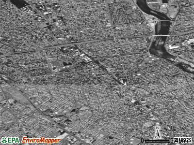 Zip code 07011 satellite photo by USGS
