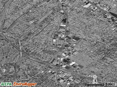 Zip code 07012 satellite photo by USGS