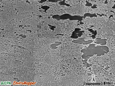 Zip code 56572 satellite photo by USGS