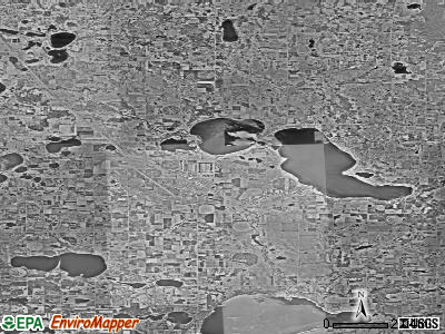 Zip code 56574 satellite photo by USGS