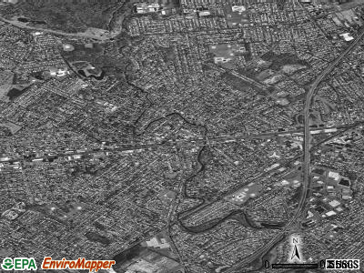 Zip code 07016 satellite photo by USGS