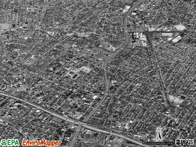 Zip code 07017 satellite photo by USGS
