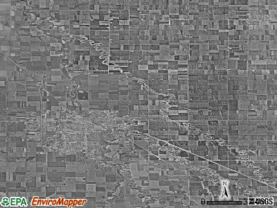 Zip code 56721 satellite photo by USGS