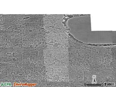 Zip code 56763 satellite photo by USGS