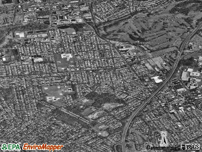 Zip code 07033 satellite photo by USGS