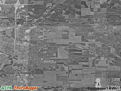Zip code 57110 satellite photo by USGS