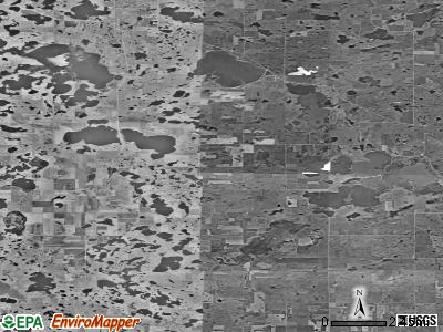 Zip code 57232 satellite photo by USGS