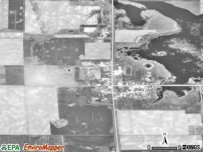Zip code 57364 satellite photo by USGS