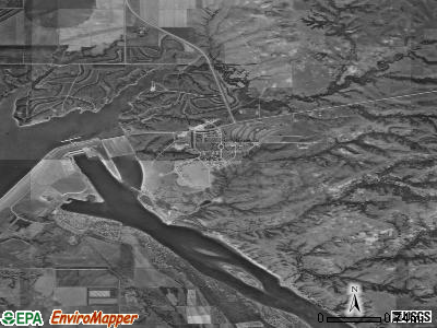 Zip code 57367 satellite photo by USGS
