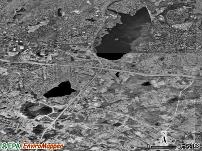 Zip code 07054 satellite photo by USGS