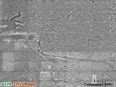 Zip code 57501 satellite photo by USGS
